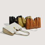 Sac à main cabas City-Grande capacité – Cuir PU MYNELIA