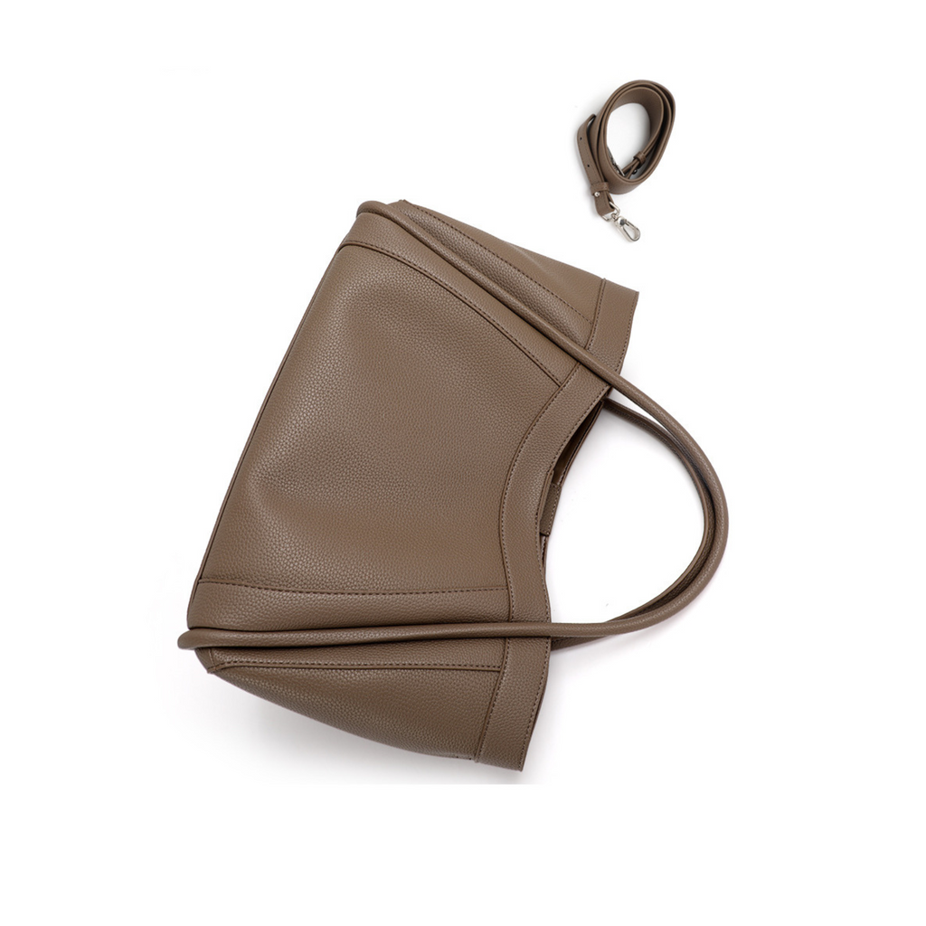 Sac hobo tote en cuir –Double port-Grande capacité