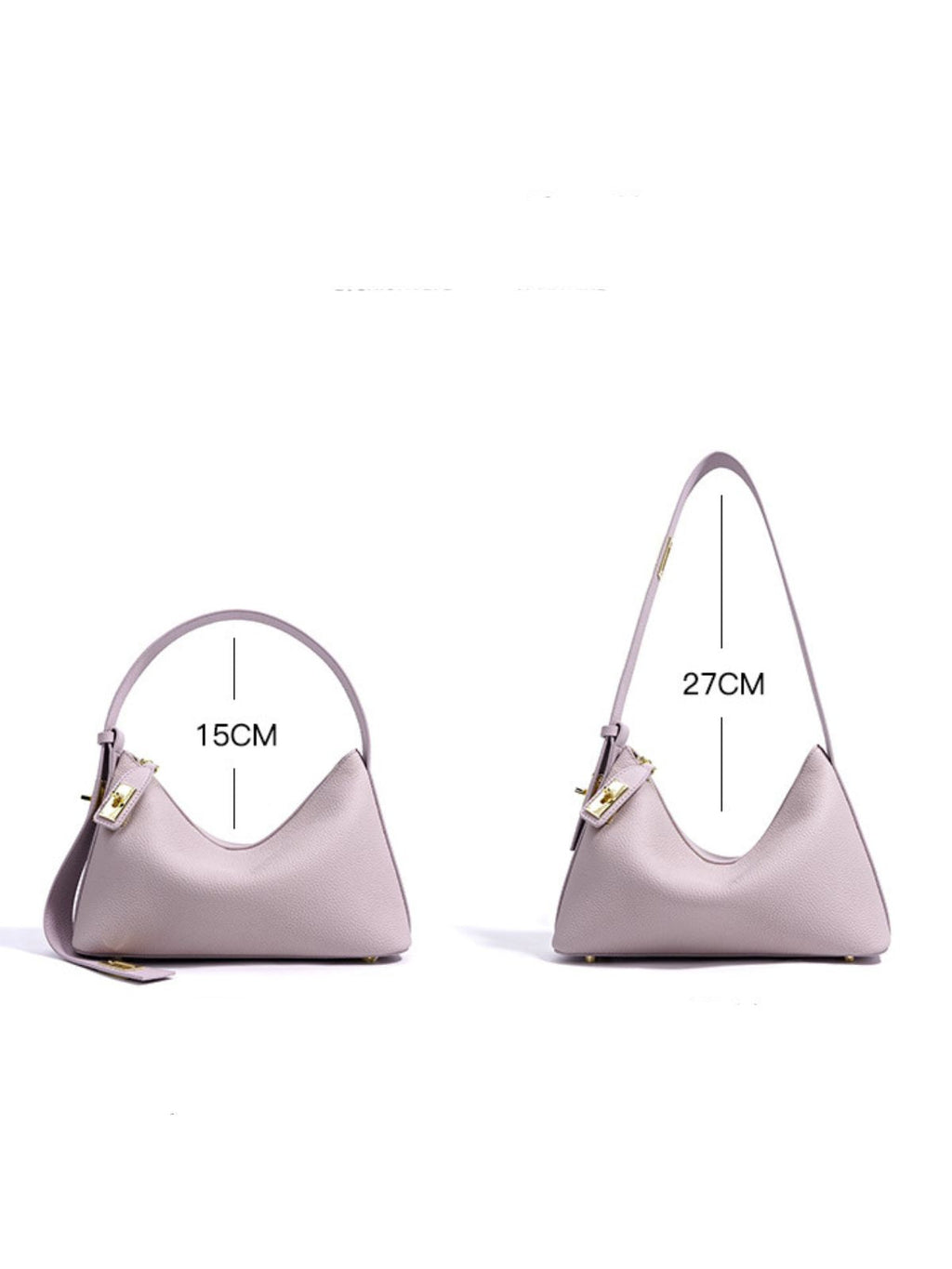 Sac Épaule en Cuir véritable Pleine Fleur  Grain Léger