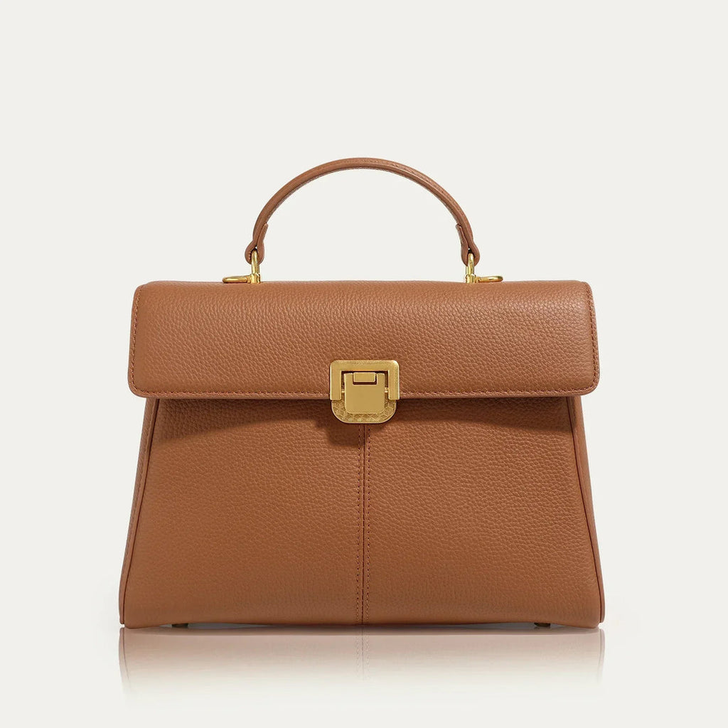 ITAMOOD 27cm Damenhandtasche aus echtem Leder mit verstellbarem Riemen, große Mehrzweck-Umhängetasche für den täglichen Gebrauch