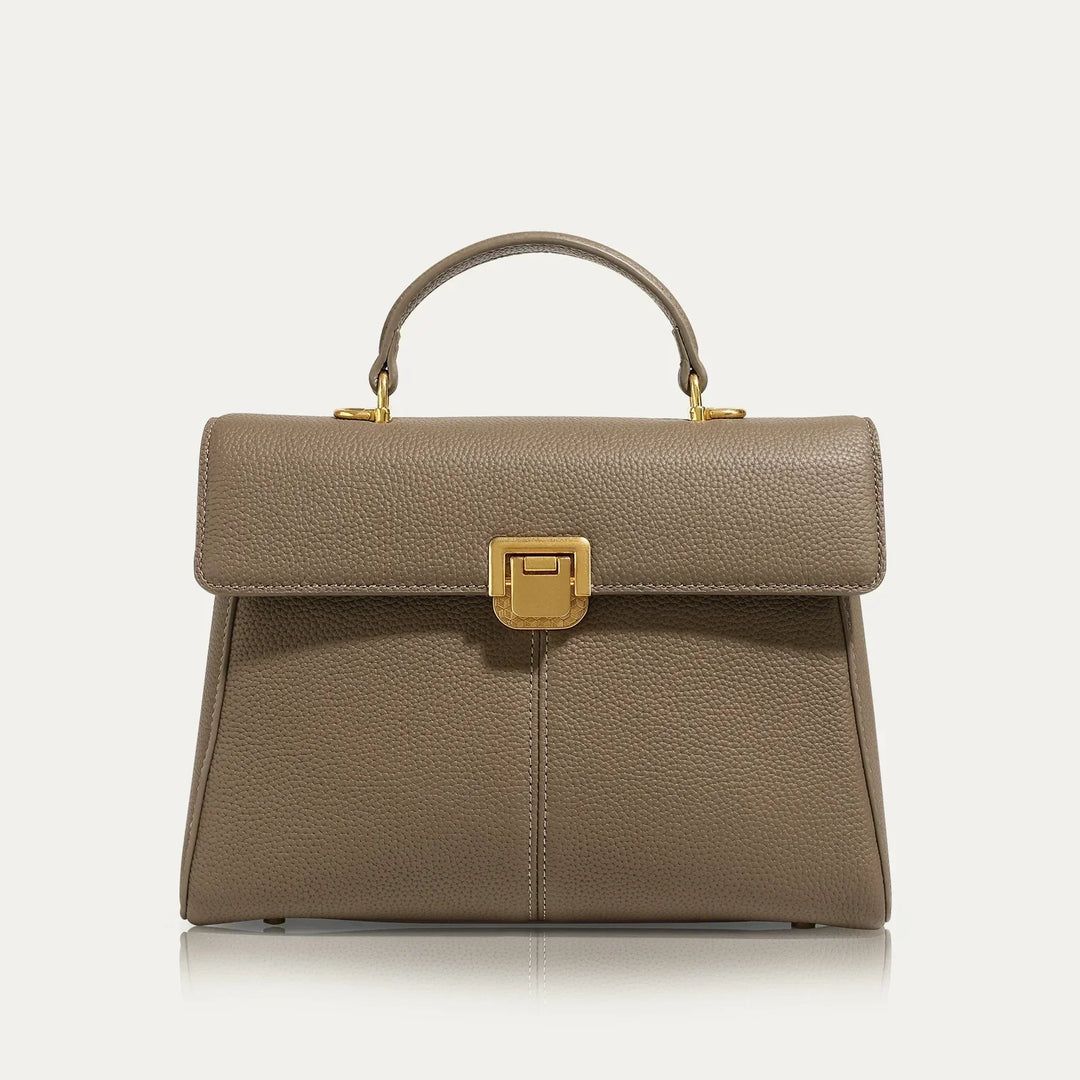 ITAMOOD 27cm Damenhandtasche aus echtem Leder mit verstellbarem Riemen, große Mehrzweck-Umhängetasche für den täglichen Gebrauch