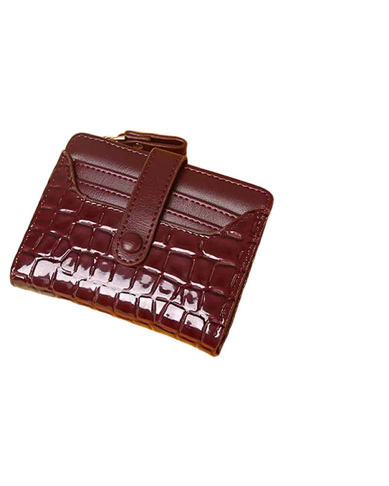 Portefeuille Paillettes Femme – Porte-Monnaie Compact Chic MYNELIA