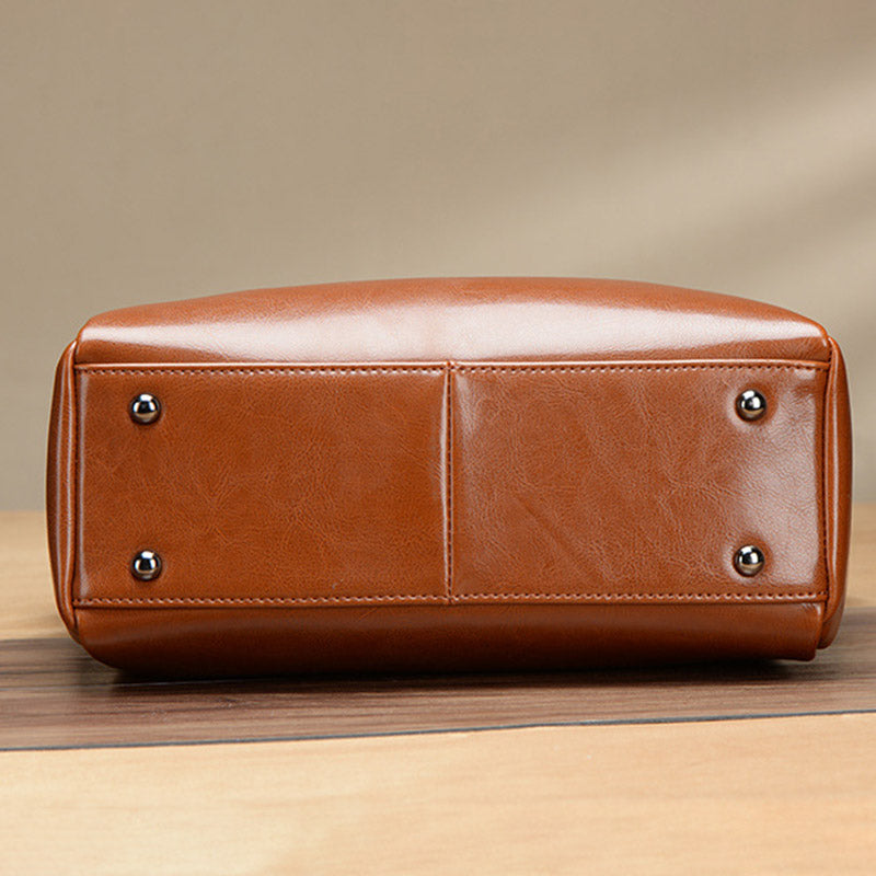 Sac seau cuir véritable Femme –Style Luxe