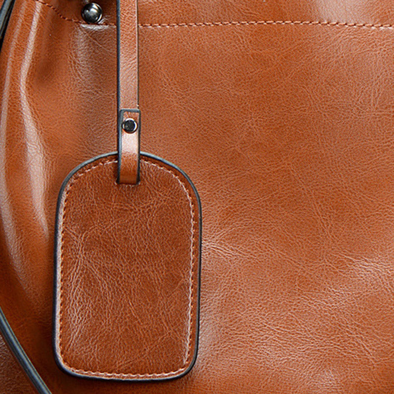 Sac seau cuir véritable Femme –Style Luxe