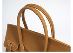 Modedesigner Großvolumige Herbst-Tragetasche 2026 Litschi-Muster Rindsleder Damen-Umhängetasche Formelle Geschäftsreise-Handtasche