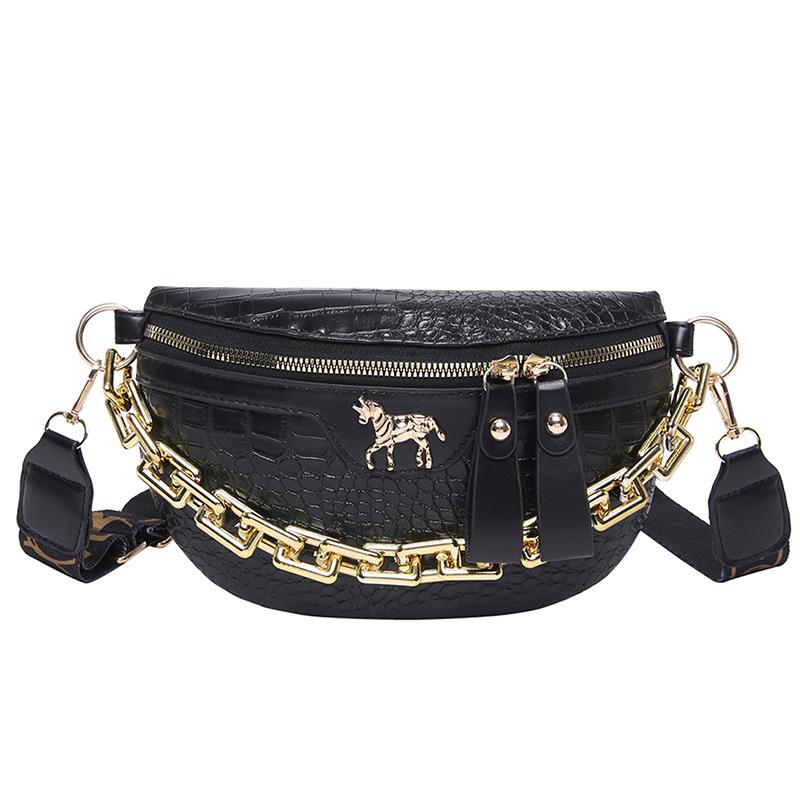 Sac banane en Cuir PU – Forme sculpturale, surpiqûres