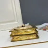 Sac bandoulière femme à visage décoratif et yeux bijoux