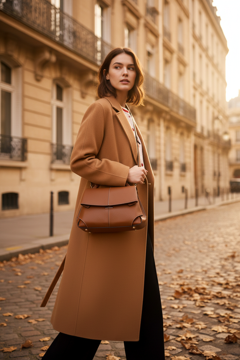 Sac cabas femme souple en simili cuir PU – Porté épaule ou bandoulière