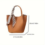 Sac Tote Cuir Véritable Ruban Décoratif Espaces Intérieurs