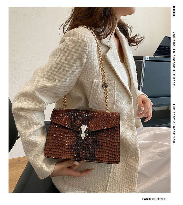Sac bandoulière femme en simili cuir PU – Coloris variés