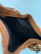Sac bandoulière  femme – Daim Tissé à franges