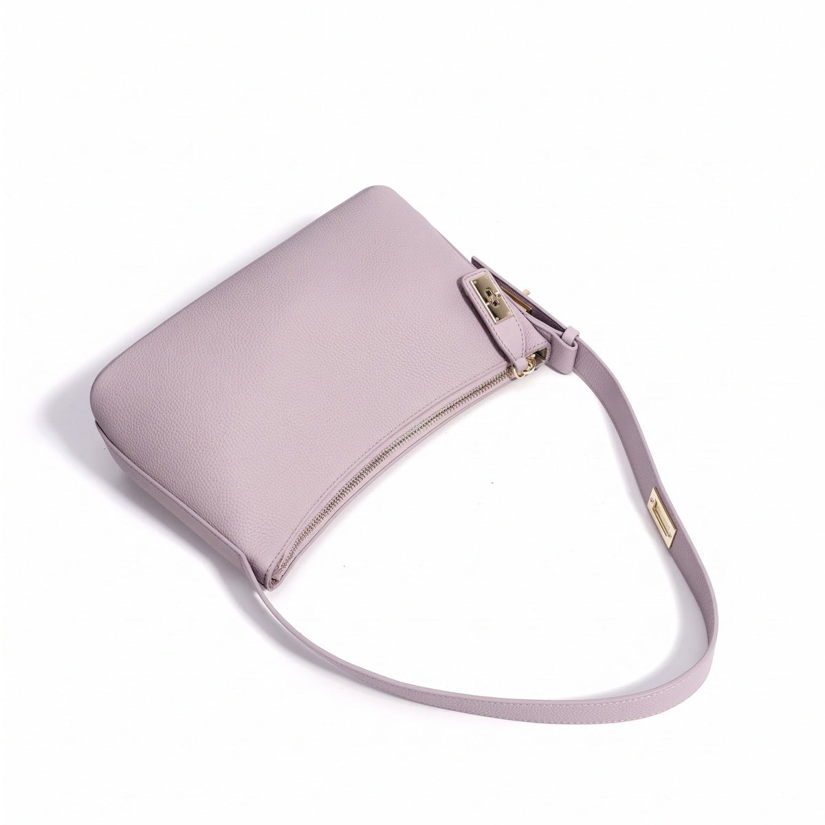Sac Épaule en Cuir véritable Pleine Fleur  Grain Léger