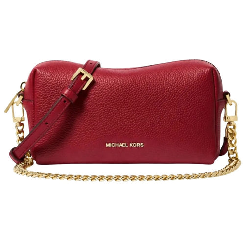 Petit sac bandoulière Michael Kors Bryant en cuir grainé rouge