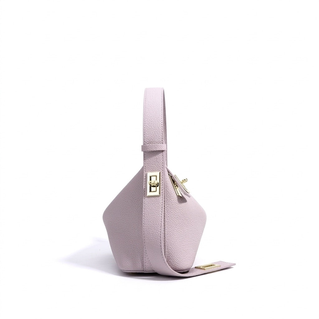 Sac Épaule en Cuir véritable Pleine Fleur  Grain Léger