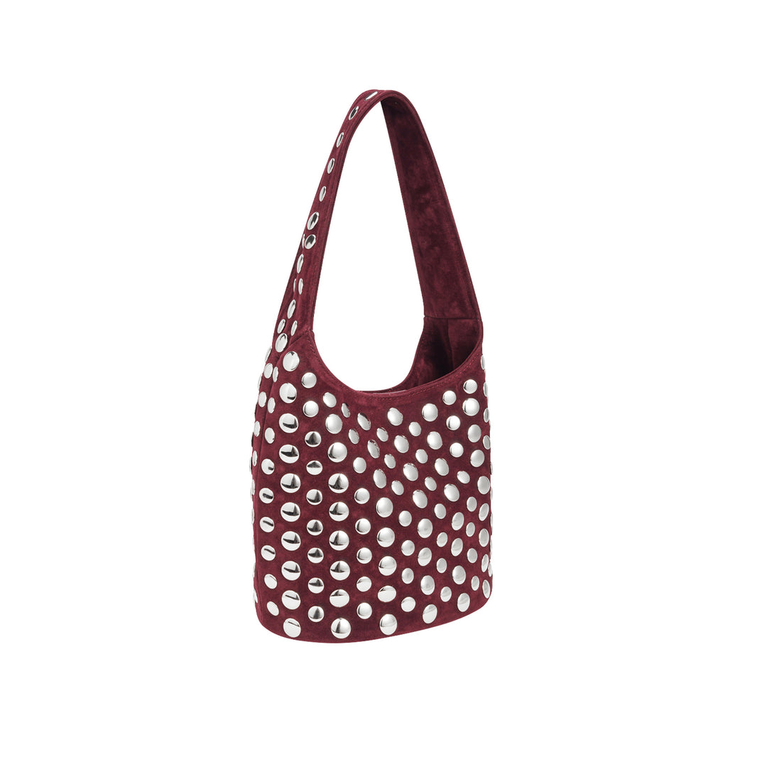 Sac bandoulière femme style punk à rivets en Polyester – Audacieux & Unique