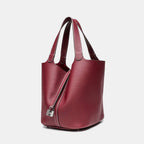Sac à main fourre-tout en cuir PU – Boucle Dorée