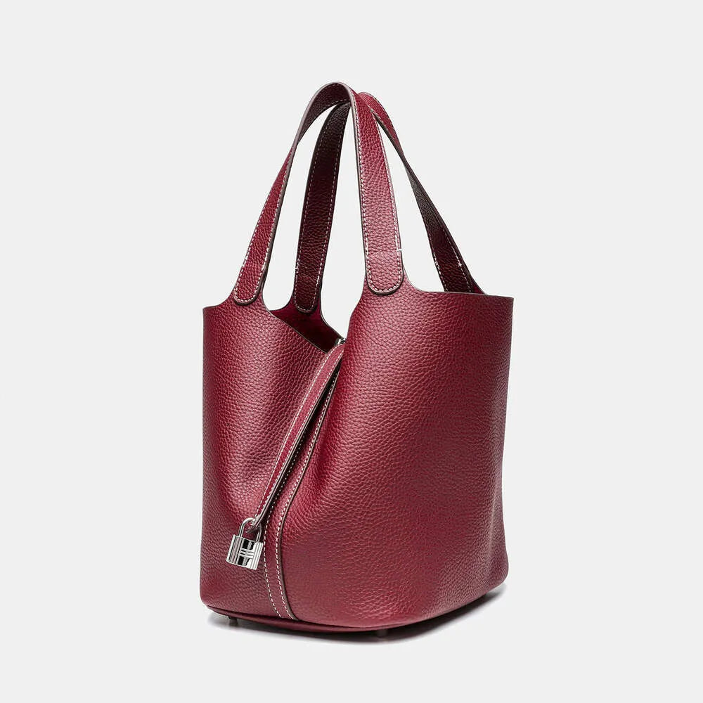 Sac à main fourre-tout en cuir PU – Boucle Dorée