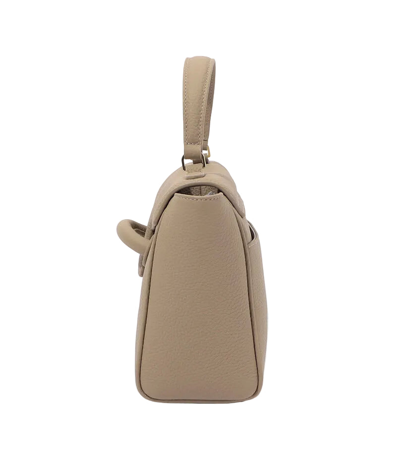 Sac Rabat Cuir Véritable Vintage Top Handle Croisé