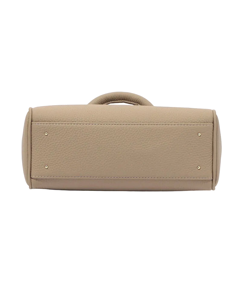 Sac Rabat Cuir Véritable Vintage Top Handle Croisé