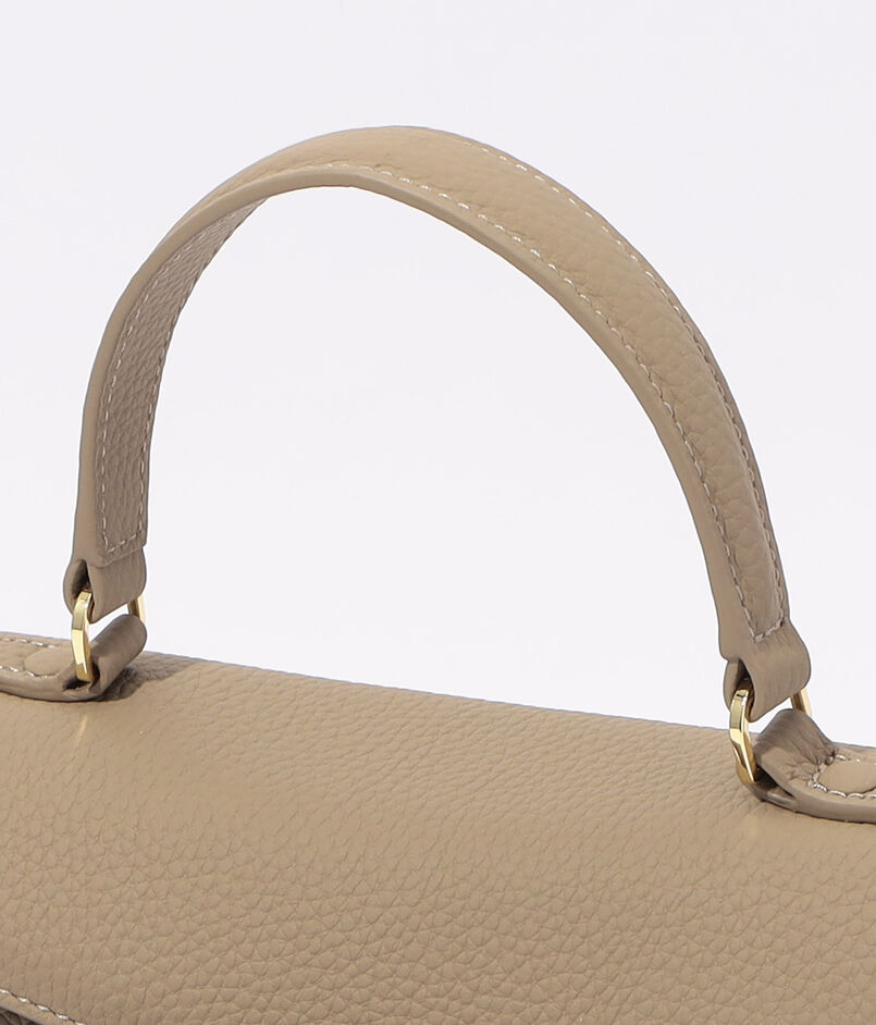 Sac Rabat Cuir Véritable Vintage Top Handle Croisé