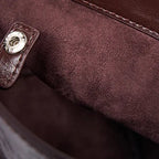 Sac seau cuir de vachette femme – Plissé style rétro luxe
