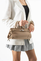 Mini sac bandoulière femme en cuir véritable – 28,5 × 16 × 12 cm