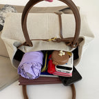 Tote Bag Tissé femme – Grand Sac Cabas Rétro