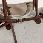 Tote Bag Tissé femme – Grand Sac Cabas Rétro