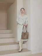 Sac à main fourre-tout en cuir PU – Boucle Dorée