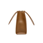 BURMINSA Luxuriöse Tragetaschen aus echtem Leder für Damen Elegante Business-Pendler-Handtaschen aus Rindsleder Große Arbeits-Umhängetaschen