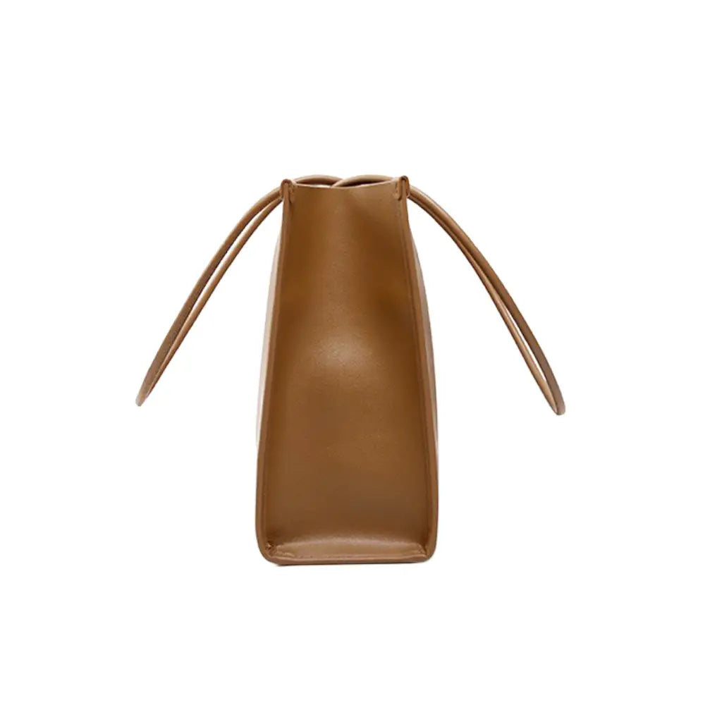 BURMINSA Luxuriöse Tragetaschen aus echtem Leder für Damen Elegante Business-Pendler-Handtaschen aus Rindsleder Große Arbeits-Umhängetaschen