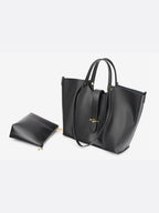 Sac Cabas en Cuir Véritable Grande Capacité – Modèle Haut de Gamme