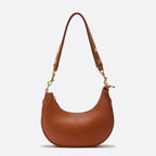 Sac épaule femme demi-lune souple en simili cuir