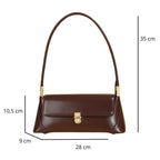 Sac Vintage Aisselle Épaule cuir PU Souple