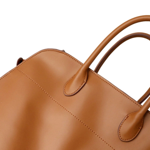 Sac Tote cuir véritable Femme – Style Rétro grande capacité