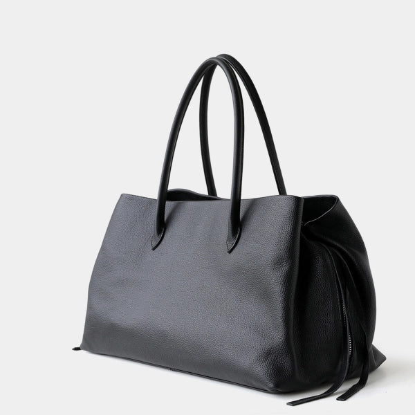 Grand sac Tote Cuir Véritable Femme – Suède Naturel & Cuir MYNELIA