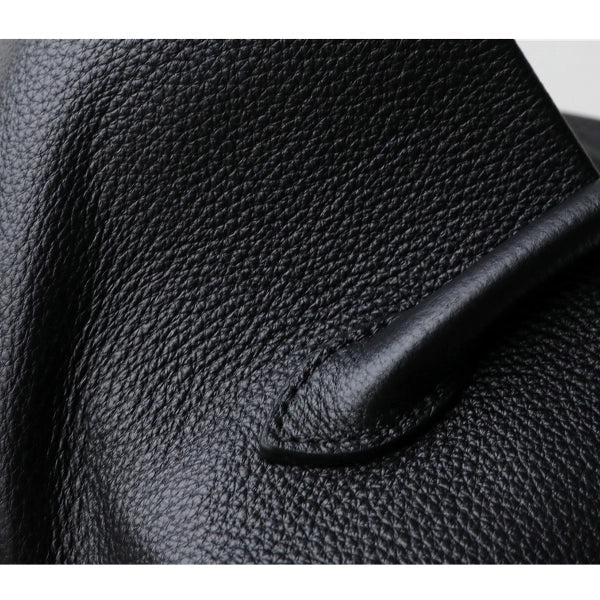 Grand sac Tote Cuir Véritable Femme – Suède Naturel & Cuir MYNELIA